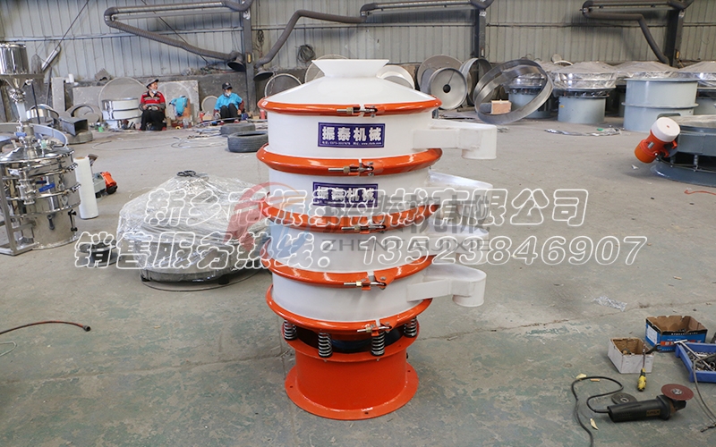 稀土氧化物的筛分不与金属接触、不能进异物就选塑料振动筛