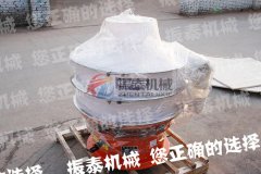安徽阜阳800型聚丙烯塑料振动筛已发货，请郑经理注意查收！