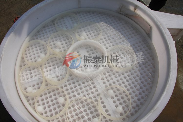 铝银浆塑料防腐蚀振动筛发货