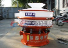 浙江丽水液压油塑料振动筛已发货，请崔经理注意查收！
